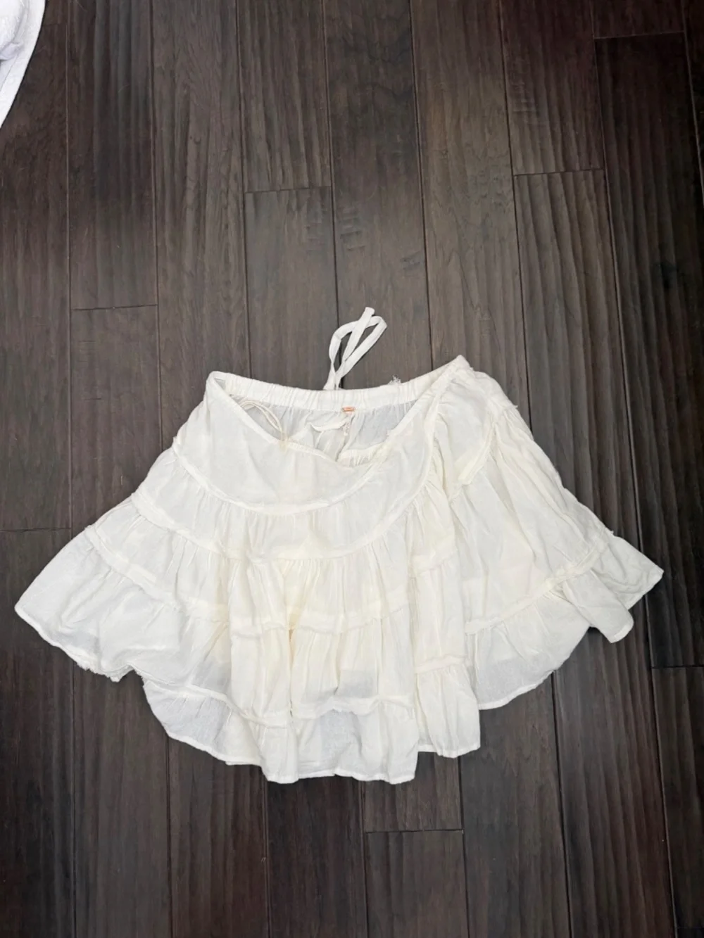 NWT Free People Cha Cha Top Skirt Convertible White Sz Large